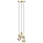Nordlux Paco Pendant Metal 3-Spot Brass | Suitable for 3x E27