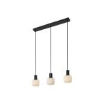 Nordlux Milford Mini 3-Rail Pendant Glass Black | Suitable for 3x E14