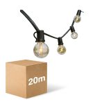 D'Lite LED String Light Sparkl 20m 4W 250lm - 827 Extra Warm White | IP44 - 5x Connectable