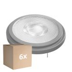 Multipack 6x Ledvance SUPERIOR LED Spot Reflector G53 AR111 7.2W 450lm 40D - 918-927 Dim To Warm | Best Colour Rendering - Dimmable - Replaces 50W