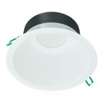Philips LED Downlight Coreline DN142B Aluminium White 9.8W 1200lm 60D - 840 Cool White | Cutout 155mm - IP20 - White Reflector
