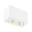 SLV Triledo Double Ceiling Light Aluminium White 14W 1300lm 38D - 830 Warm White