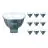 Multipack 10x Philips Master LED Spot GU5.3 MR16 7.5W 621lm 36D - 930 Warm White | Best Colour Rendering - Dimmable - Replaces 50W