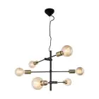 Nordlux Pendant Josefine Metal Black | IP20 - Suitable for 6x E27