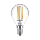 Philips Master Value LED Lustre E14 Ball Filament Clear 3.4W 470lm - 927 Extra Warm White | Best Colour Rendering - Dimmable - Replaces 40W
