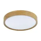Eglo Ceiling Light Musurita Steel Wood White 14.6W 1600lm - 830 Warm White | IP20 