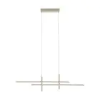 Eglo Pendant Trepilia Aluminium Steel Sanded 20W 2500lm - 830 Warm White | IP20