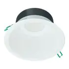 Philips LED Downlight Coreline DN142B Aluminium White 11W 1200lm 60D - 830 Warm White | Cutout 155mm - IP54 - White Reflector
